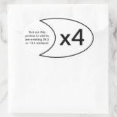 Sticker marathon x4 (Sac)