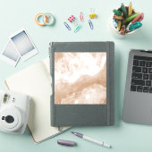 Sticker Marbre blanc Brown Tan Beige Imprimer Carrelage en (Couverture iPad)