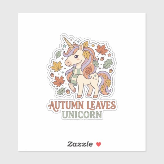 Sticker Marchandise de conception graphique de licorne de (Feuille)