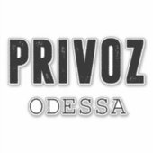 Sticker Marché de Privoz Odesa (Devant)