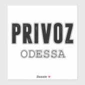 Sticker Marché de Privoz Odesa (Feuille)