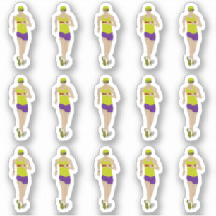 Sticker Marche des courses