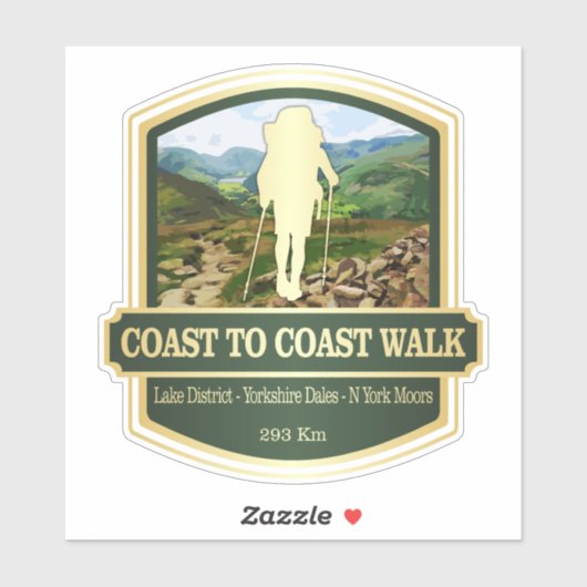 Sticker Marche d'un océan à l'autre (B) (Feuille)