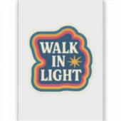 Sticker Marcher dans la lumière - FaithFuel Original pour  (Devant)