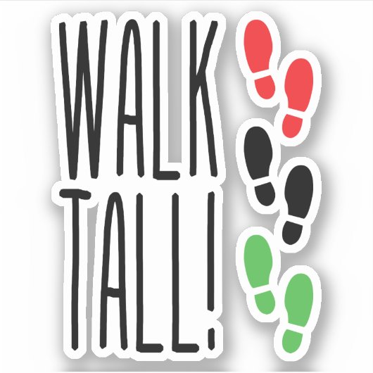 Sticker Marcher Haut (Devant)