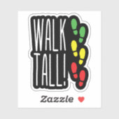 Sticker Marcher Haut (Feuille)