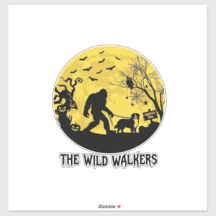 Sticker Marcheurs Sauvages Bigfoot Marche Bernois Hallowee
