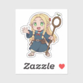 Sticker Marcille Chibi Elf Mage (Feuille)