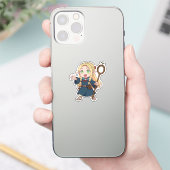 Sticker Marcille Chibi Mage elfe (Téléphone)