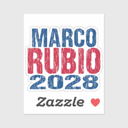 Sticker Marco Rubio 2028 (déconseillé) (Feuille)