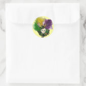 Sticker Mardi Gras Mask (Sac)