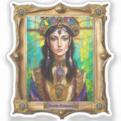 Sticker Mardi Gras Realm Portraits - La Princesse Créole (Recto)