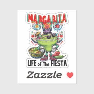 Sticker Margarita Vie de la Fiesta, boisson mexicaine