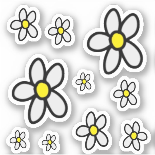 Sticker Marguerites (Devant)