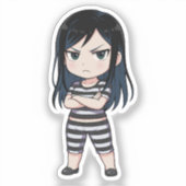 Sticker Mari Kurihara Chibi Dom Look (Recto)