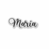 Sticker Maria Name - Calligraphie manuscrite (Devant)