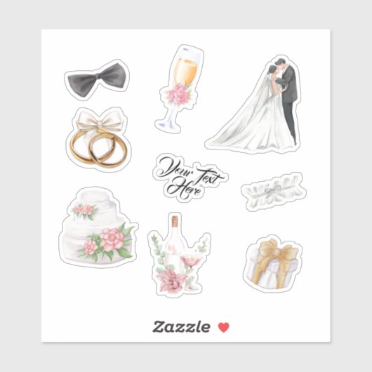 Sticker Mariage (Feuille)