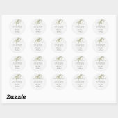 Sticker mariage (Feuille)