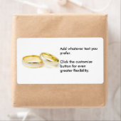 Sticker Mariage à deux anneaux (En situation)