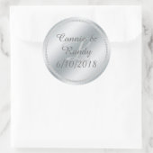 Sticker Mariage à huile d'argent et diamant (Sac)
