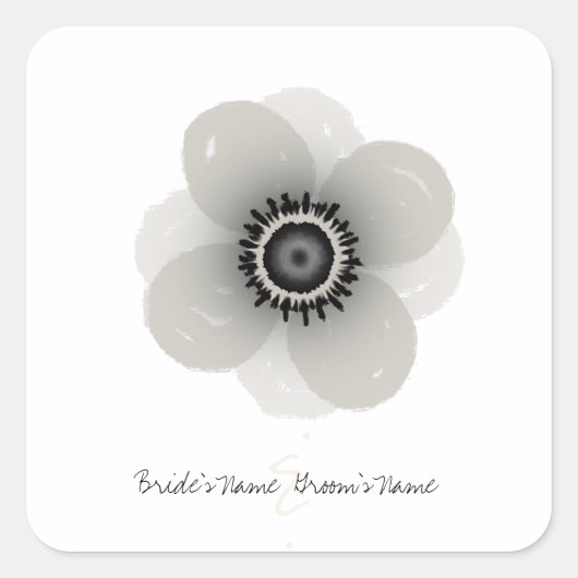 Sticker Mariage Anemone (Devant)