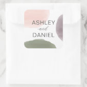 Sticker Mariage Aquarelle du Jardin Moderne, (Sac)