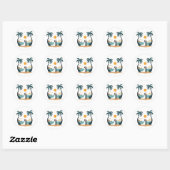 Sticker Mariage Beach Romance (Feuille)