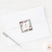 Sticker Mariage bleu-bordeaux bleu foncé (Enveloppe)