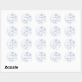 Sticker Mariage bleu poussiéreux - À AVOIR ET À TE (Feuille)