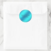 Sticker Mariage bleu turquoise (Sac)