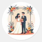 Sticker Mariage Bliss nuptiale (Devant)