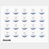 Sticker Mariage Blue Mountain (Feuille)
