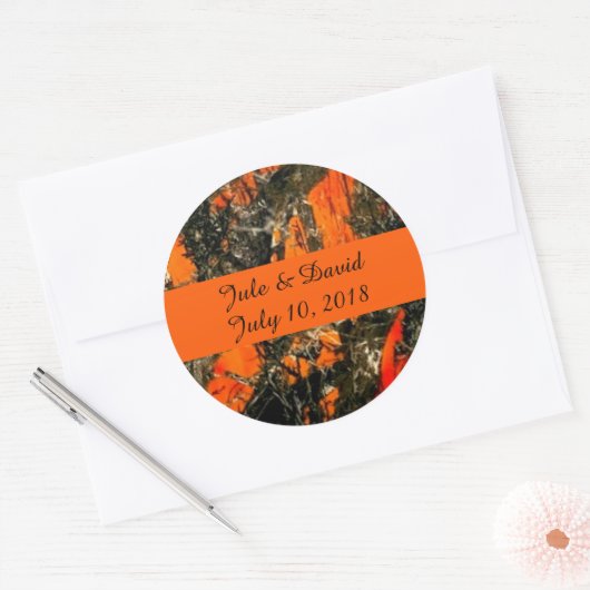 Sticker Mariage Camouflage (Enveloppe)