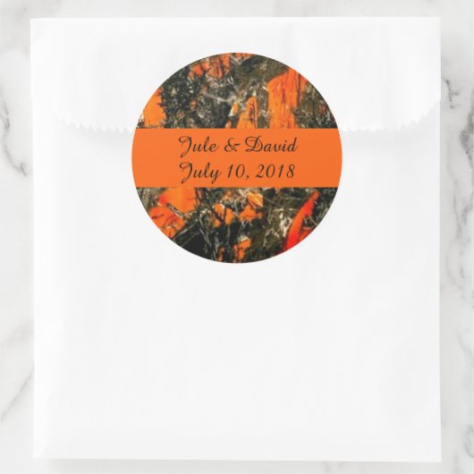 Sticker Mariage Camouflage (Sac)