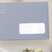 Sticker Mariage Crest Nom individuel adresse et sceaux