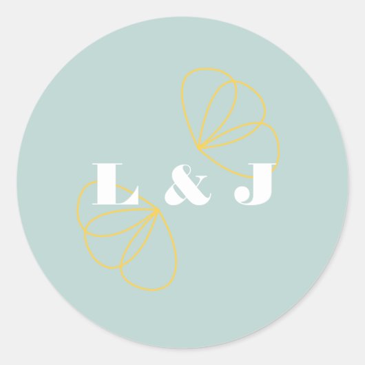 Sticker Mariage d'amour infini (Devant)