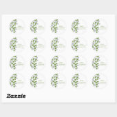 Sticker Mariage d'arbre vert d'automne (Feuille)