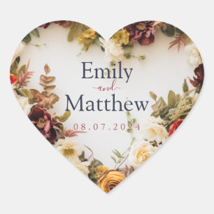 Sticker mariage de automne