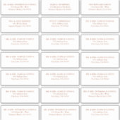 Sticker Mariage de automne en terre cuite invités Étiquett (Devant)