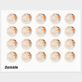 Sticker Mariage de automne pour les tourbillons fl (Feuille)