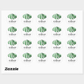 Sticker Mariage de bienvenue pour palmier tropical (Feuille)