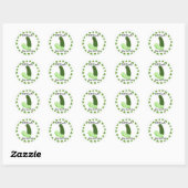 Sticker Mariage de chiche "Death Dill Do Us Part" (Feuille)