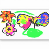 Sticker Mariage de colibris (Recto)