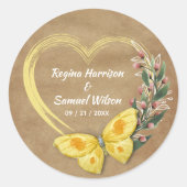 Sticker Mariage de fête rustique (Devant)