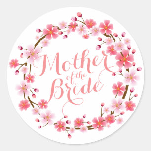 Sticker Mariage de la mère de la mariée cerise en