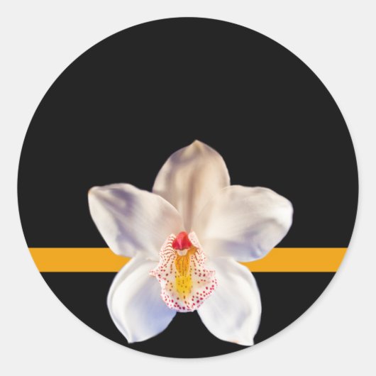 Sticker Mariage de l'événement White Orchid Envelo (Devant)
