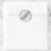 Sticker Mariage de Monogramme Argent (Sac)
