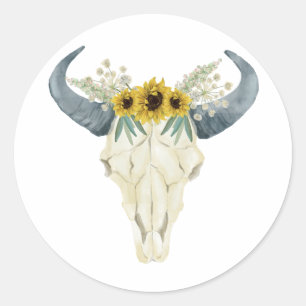 Sticker Mariage de tournesol et Taureau