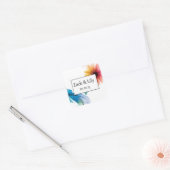 Sticker Mariage en fleurs (Enveloppe)