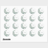 Sticker Mariage Eucalyptus vert (Feuille)